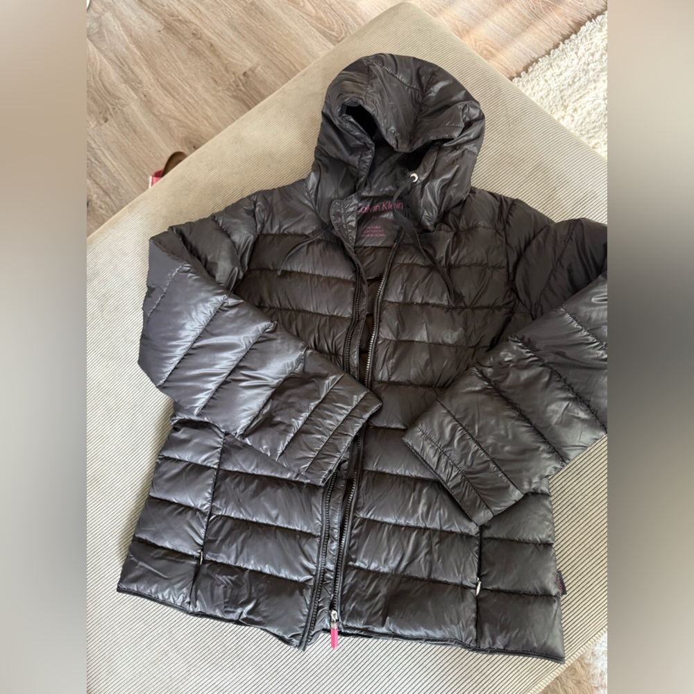 Calvin Klein Black Puffer Jacket, NWOT, size XL